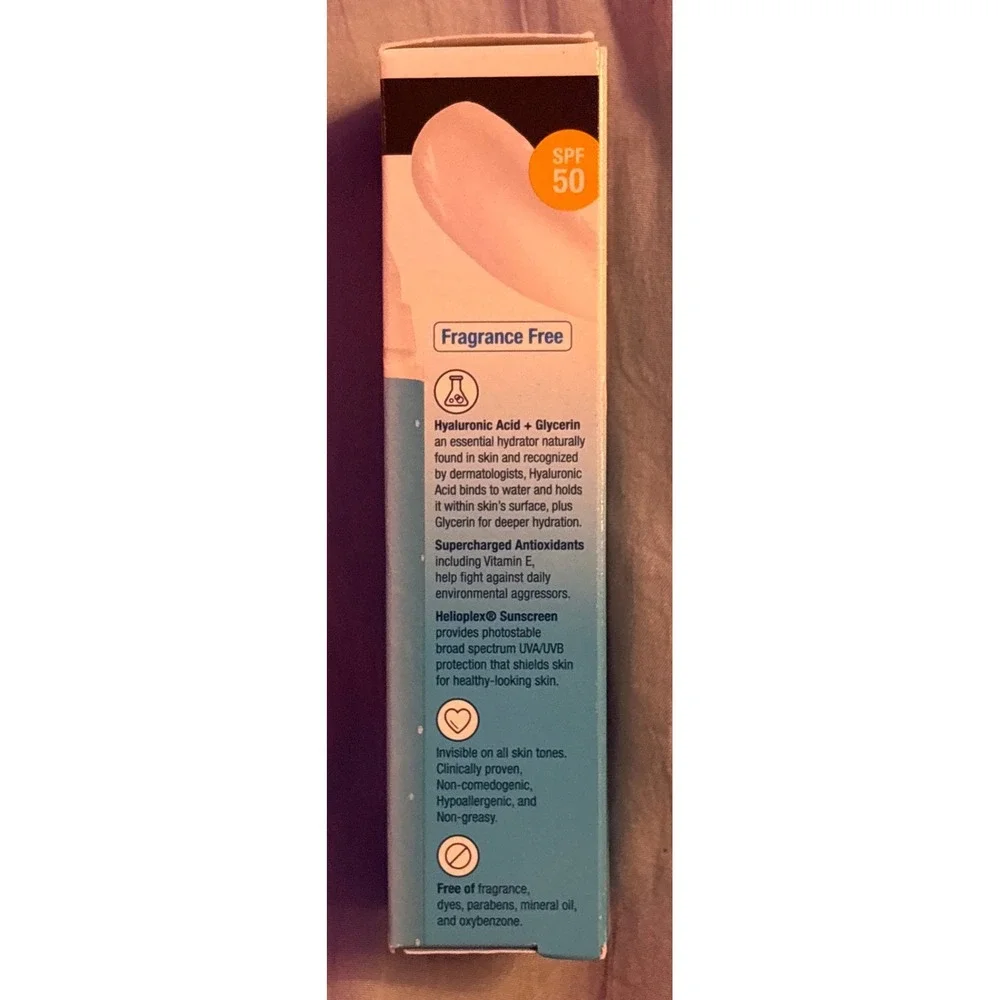 NEW Neutrogena Hydro Boost Hyaluronic Acid Moisturizer SPF 50 1.7 oz